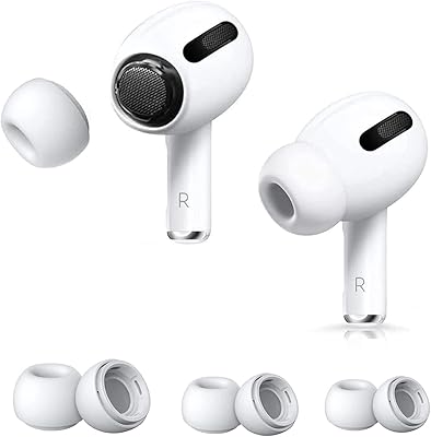 3 paires d'embouts de rechange compatibles avec apple airpods pro confortables