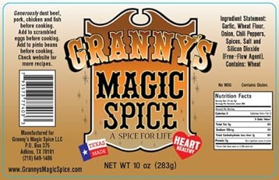 Bouteille granny's magic spice de 10 oz (paquet de 3) (original)