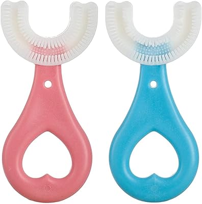 Brosse à dents en forme de u ecv pour enfants, brosse à dents