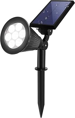 Lampes solaires joyway blue carbon, 7 lumières d'extérieur à énergie solaire à led