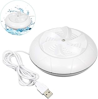 Machine à laver portable à ultrasons turbo, mini blanchisserie rotative de 1 kg