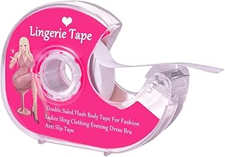 Ruban adhésif double face en tissu transparent avec distributeur pour vêtements et soutien-gorge