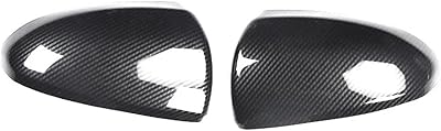 Mguotp accessoires de couverture de rétroviseur de voiture en fiber de carbone