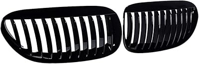 Grille avant astra depot noir brillant compatible avec bmw e63 e64 m6 645ci