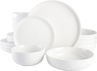 Service de table en porcelaine gibson home oslo, service pour 4 (16 pièces)