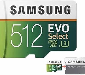 CARTE MICROSD SAMSUNG EVO/PRO PLUS 512 GO CLASSE 10A 2 EN 30 UHS-I