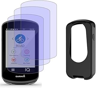 Protection d'écran en silicone pour gps garmin edge 1030/1030 plus (paquet de 3+1)