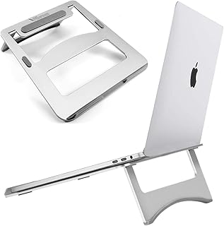 Support pliable pour ordinateur portable pillarmax avec évent de chaleur support ergonomique
