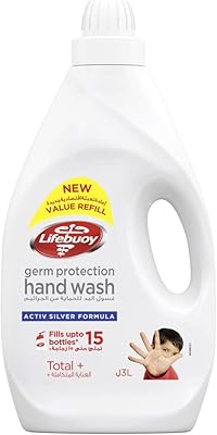 Le savon liquide hydratant antibactérien pour les mains lifebuoy complete protection 10