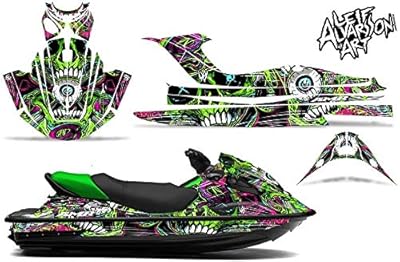 Savage kits kit graphique de planche de surf autocollants compatibles avec kawasaki stx-15f