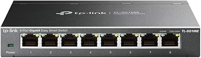 Switch gigabit tp-link 8 ports | gestion intelligente et facile | plug and play | protection à vie limitée | bureau/mur | métal robuste avec ports blindés | prend en charge qos, vlan, igmp, lag (tl-sg108e). Profitez des meilleurs deals du Sénégal sur Diaytar