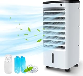 Climatiseur portable 3 en 1, refroidisseur d'air par évaporation avec glacière, refroidisseur d'air