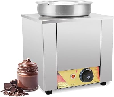 Machine de trempe de chocolat professionnelle 5l, machine de fusion de chocolat commerciale 30 °c ~ 110 °c, chauffage électrique 500 w pour chocolateries faites à la main, maisons, hôtels, restaurants. Diaytar : L'e-commerce accessible à tous les Sénégalais