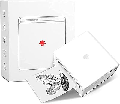 Imprimante de poche portable m02 - mini imprimante d'étiquettes thermique sans fil bluetooth