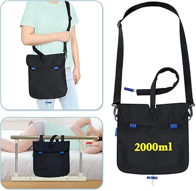 Support de sac de cathéter foley avec capuchon de cathéter et sangle réglable
