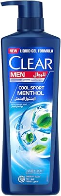Le shampooing antipelliculaire clear men offre une fraîcheur supplémentaire, du menthol frais