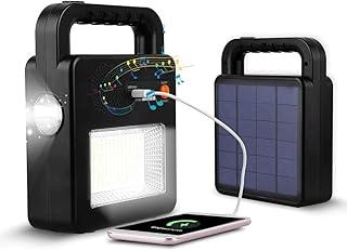 Lampe de poche led à énergie solaire rechargeable multifonctionnelle, lampe de poche usb/solaire