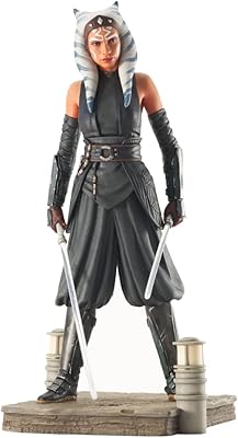 Statue diamond select du mandalorien s2 - star wars ahsoka tano à l'échelle