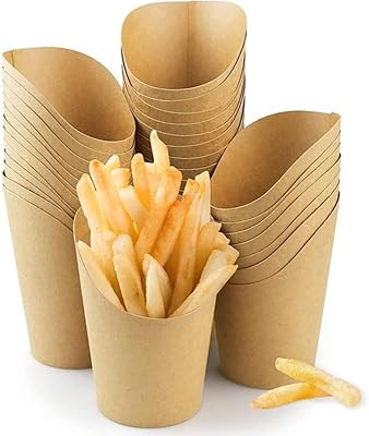 Pack de 10 chaque paquet de coupes à frites kraft se compose