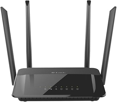 Routeur wifi double bande fast ethernet ac1200 d-link pour jeux à domicile, contrôle