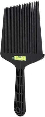Peigne à grandes dents à angle pour cheveux gras lissés en arrière