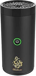 Nouveau brûleur d'encens électrique arabe portable, chargeur de batterie usb d'aromathérapie portatif (noir)