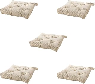Coussin de chaise ikea malinda, beige clair (paquet de 5)