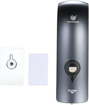 Distributeur de savon, morelian 300 ml sans perçage mural à tête unique, distributeur