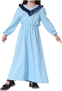 Robe musulmane islamique saoudienne pour filles jolie robe longue