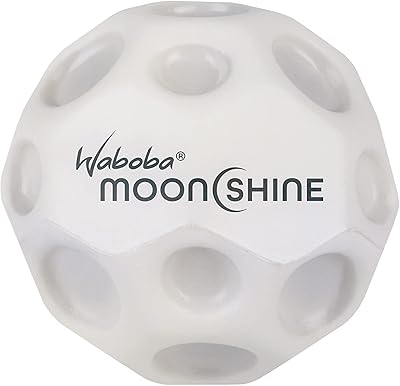 Boule waboba moon shine - 60 mm, blanc
