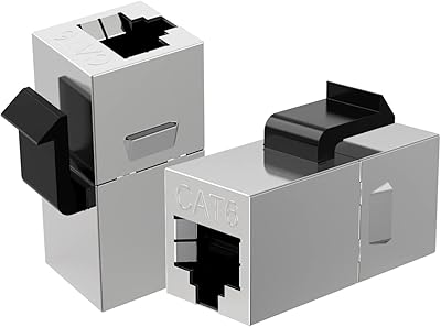 Création de câbles d'extension ethernet rj45 femelle à femelle, paquet de 10, fiche