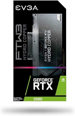 Evga geforce rtx 2080 ftw3 ultra hydro copper copper, 8 go gddr6, led