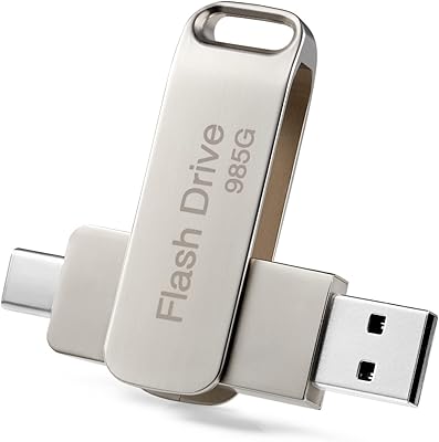 Clé usb c 985 go, clé usb 3.0, type c double otg, clé