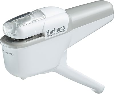 Agrafeuse sans agrafe harinax kukio, reliure jusqu'à 10 feuilles, blanche, importée du japon