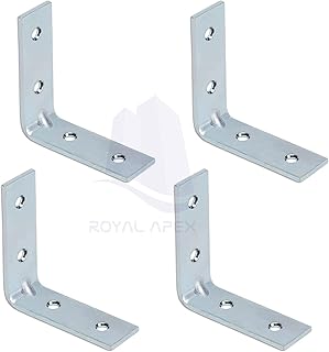 Support d'angle royal apex pour chaises et tables - support d'étagère plaqué zinc