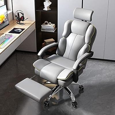 Chaise de jeu chaise de bureau bureau de course ergonomique à dossier haut