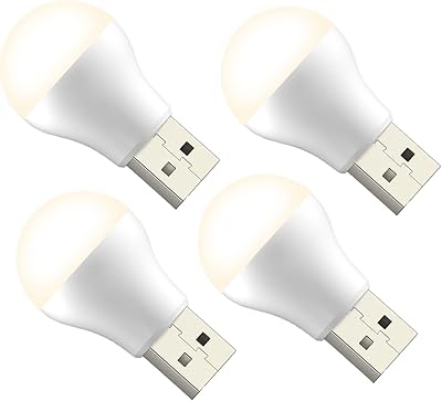 Veilleuse led usb mini lampe de voiture portable blanc chaud parfaite pour chambre