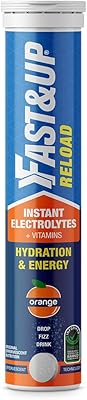 Boisson sportive fast & up pour l'énergie et l'hydratation électrolytique, paquet de 20