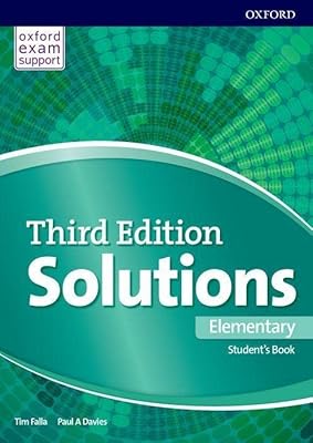 Solutions : élémentaire livre de l'élève