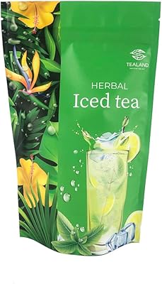 Thé vert talan thé vert glacé à la citronnelle, légèrement rafraîchissant, riche