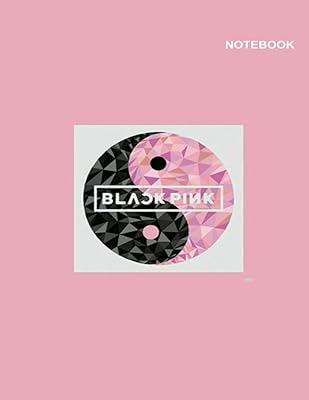 Cahiers de fournitures scolaires blackpink : avec pages lignées, lettre