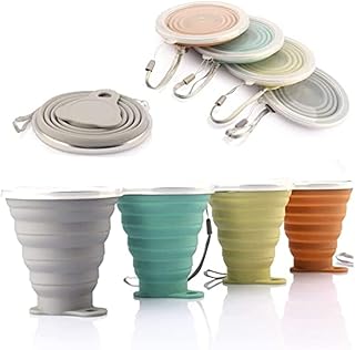 Tasse pliable en silicone d-hub tasse de voyage silicone à café