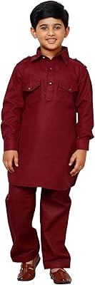 Ensemble pathani kurta en coton pour garçons pro ethique style deflore | vêtements