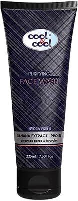 Nettoyant visage purifiant cool & cool pour hommes | vitamine b5 et extraits