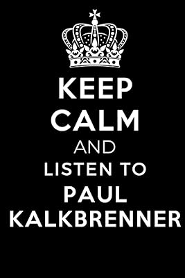 Gardez votre calme et écoutez paul kalkbrenner : carnet de notes ligné, cadeau
