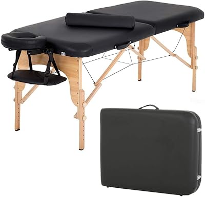 Table de massage portable lit de spa de 73 pouces table réglable
