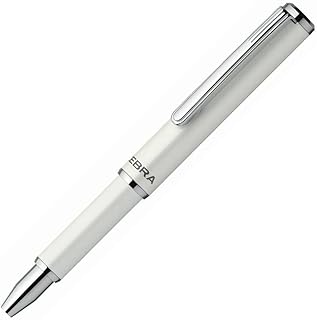 Petit stylo à bille zebra sl-f1, 0,7 mm, corps blanc, encre noire, modèle