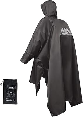 Ponchos de pluie pour adultes, poncho de pluie imperméable avec capuche et bras