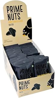 Graines de tournesol salées prime nuts | 12 x 25 g | riches
