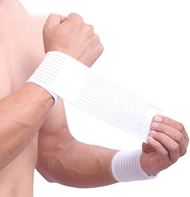1 paire de sangles de sport élastiques en nylon, support de poignet, bracelet